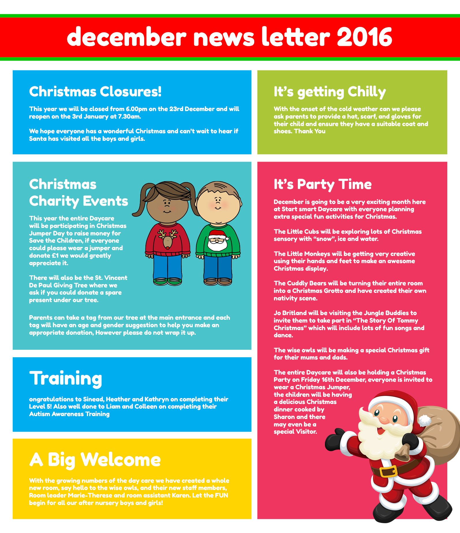 dec 2016 newsletter template
